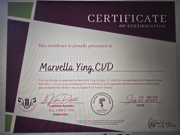 Certification