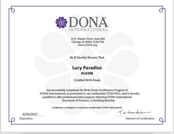 Certification