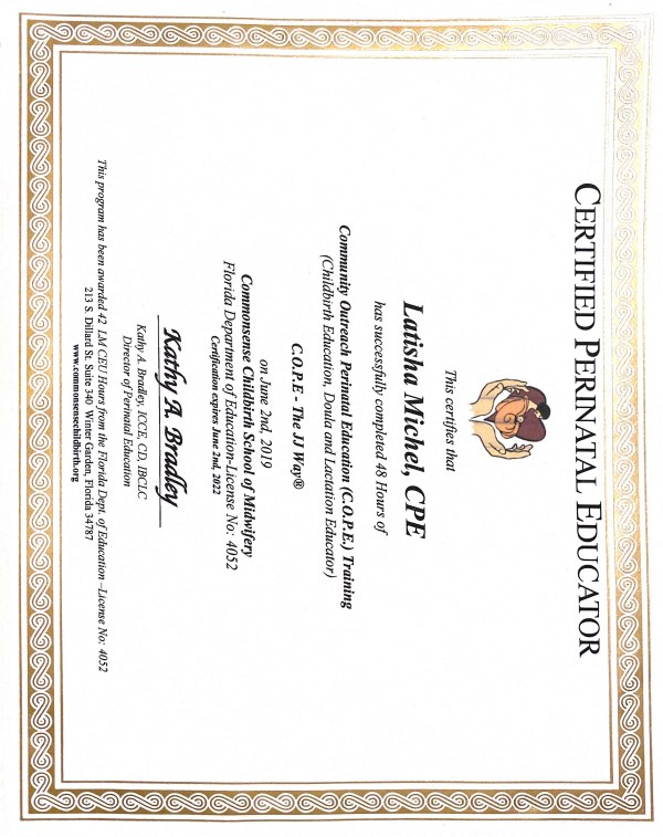 Certification