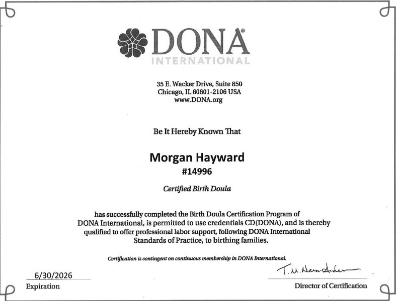 Certification