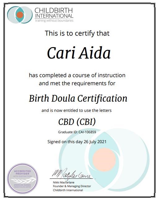 Certification