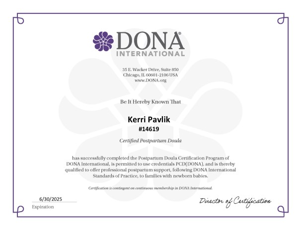 Certification