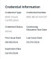 additional credential