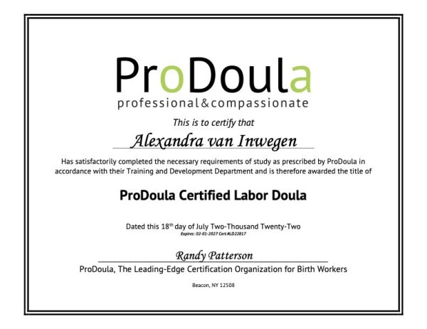 Certification
