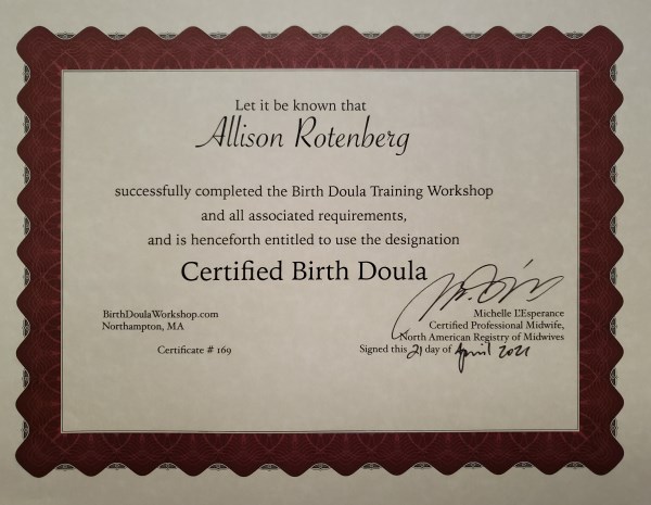 Certification