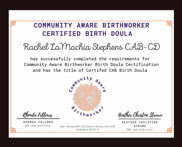 Certification