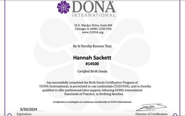 Certification