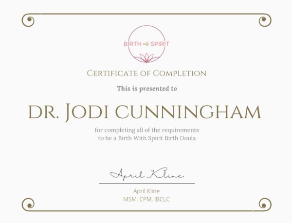 Certification