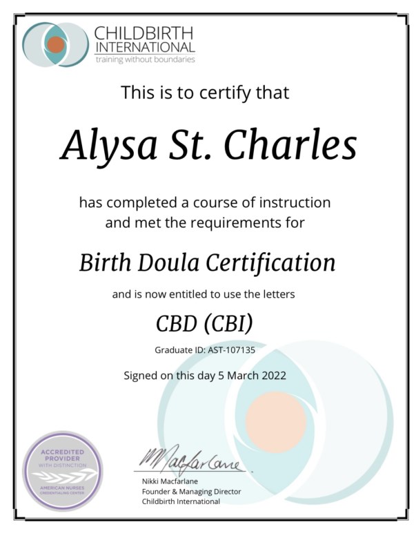 Certification