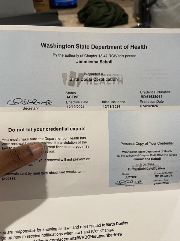 Certification