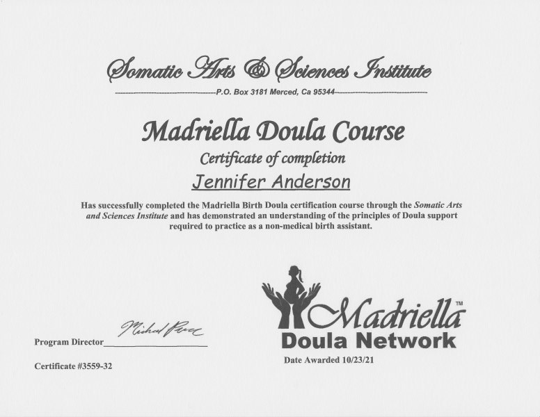 Certification