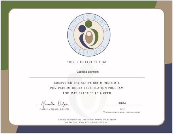 Certification