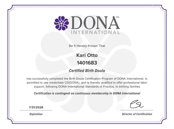 Certification