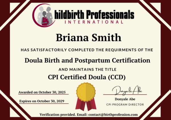 Certification