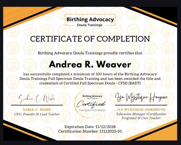 Certification