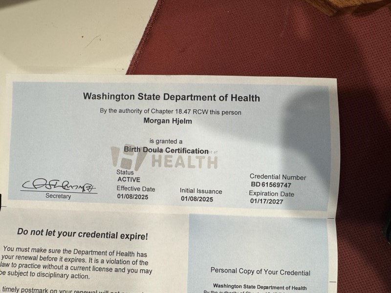 Certification