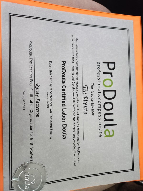 Certification