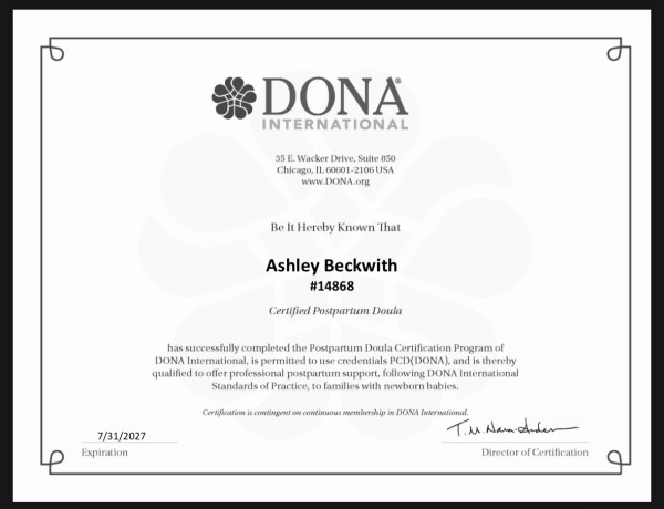 Certification