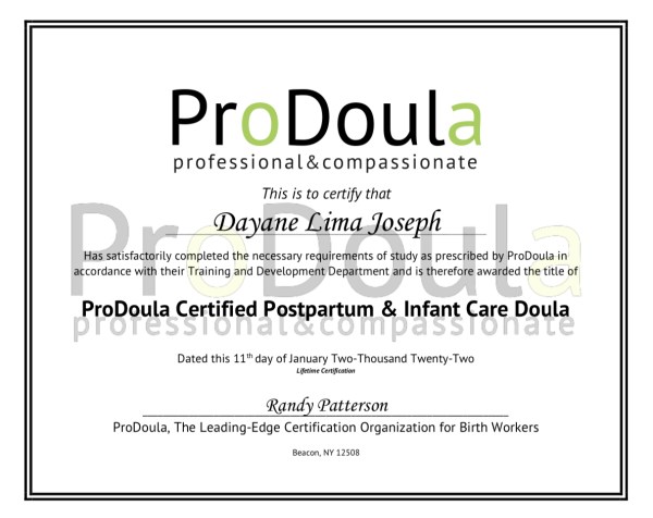 Certification
