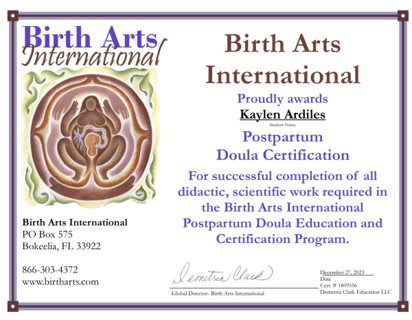 Certification