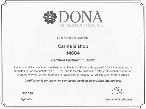 Certification