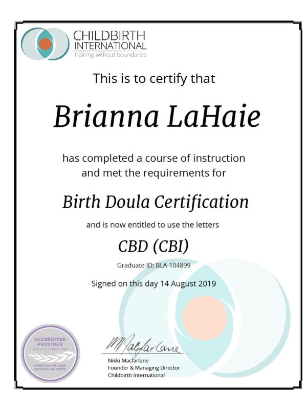 Certification