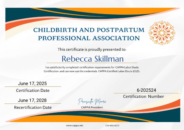 Certification
