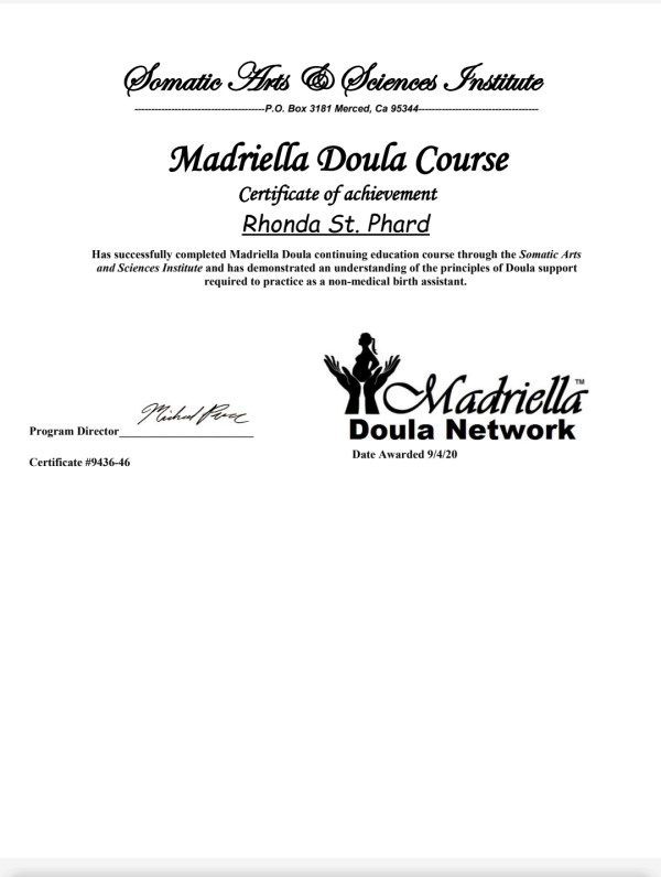 Certification