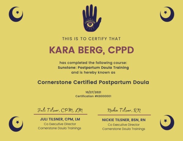 Certification