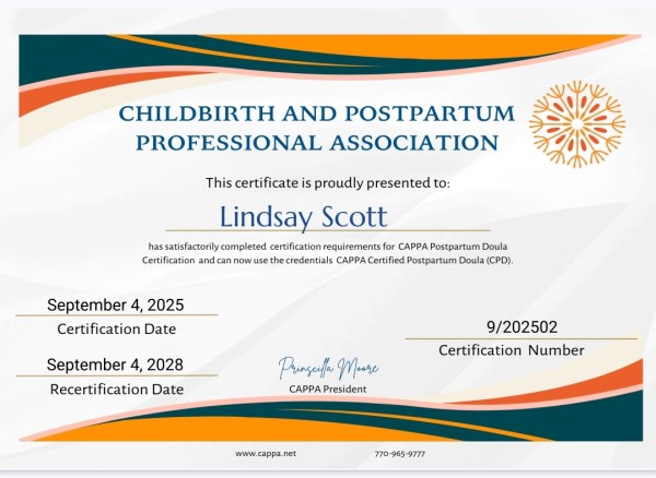 Certification
