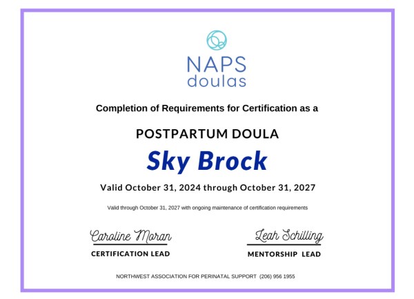 Certification