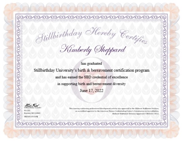 Certification
