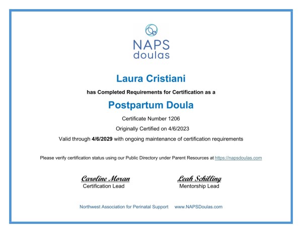 Certification