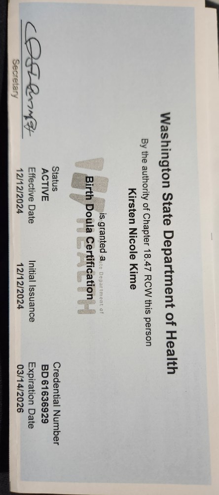 Certification