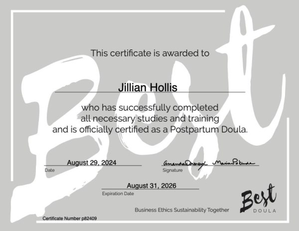 Certification