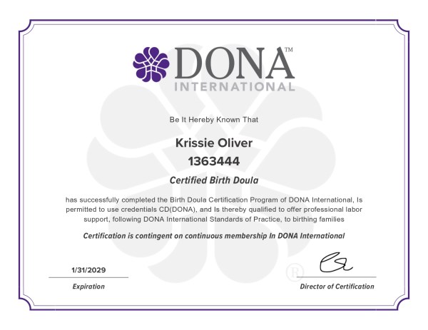 Certification