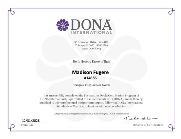 Certification