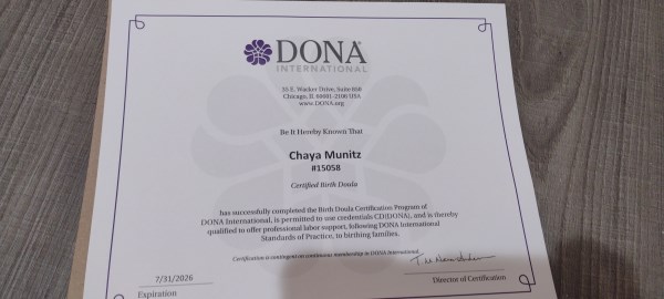 Certification