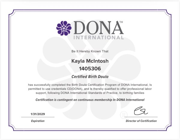 Certification