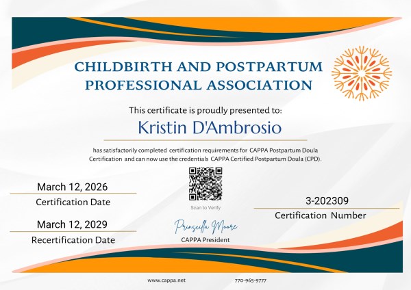 Certification