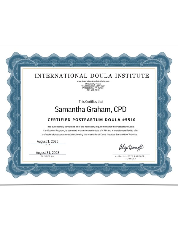 Certification