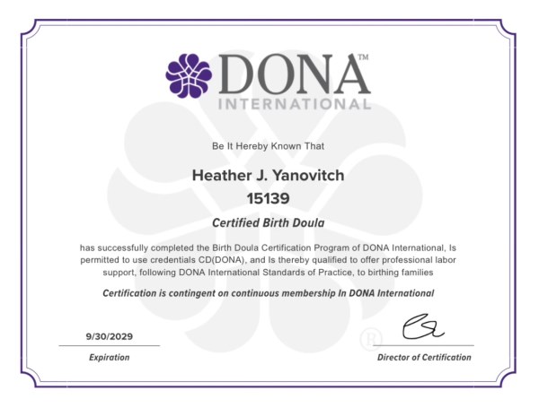 Certification