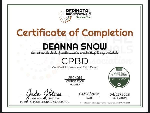 Certification