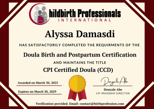 Certification