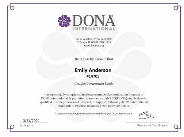 Certification