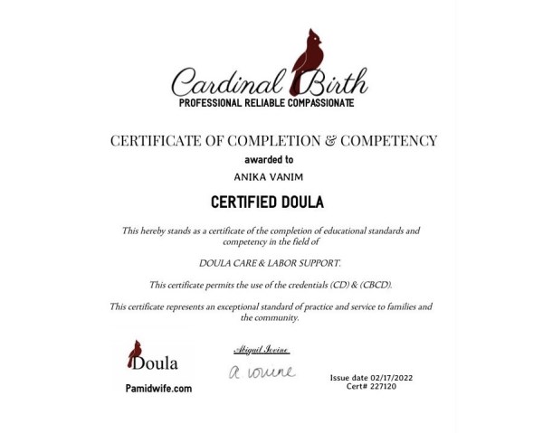 Certification