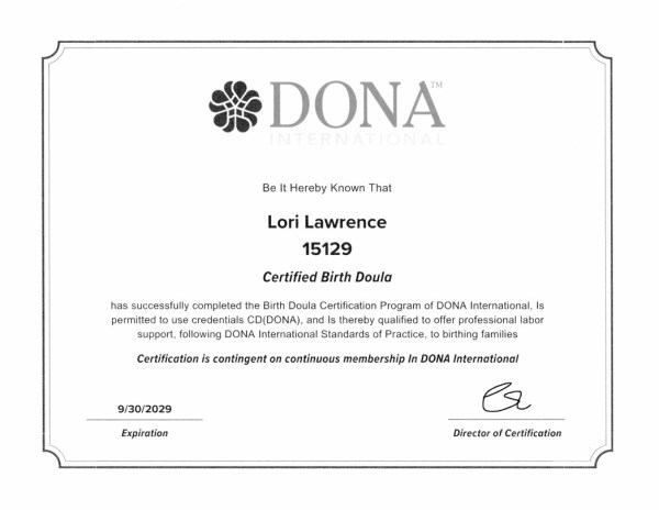Certification