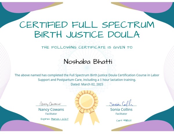Certification