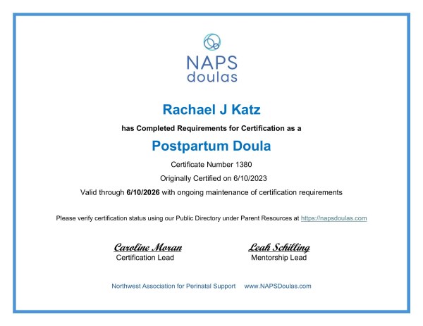 Certification