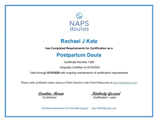 Certification